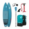 Fanatic Ray Air Pure SUP Package 12ft 6 -Kokatat Sale Fanatic Ray Air Pure Blue