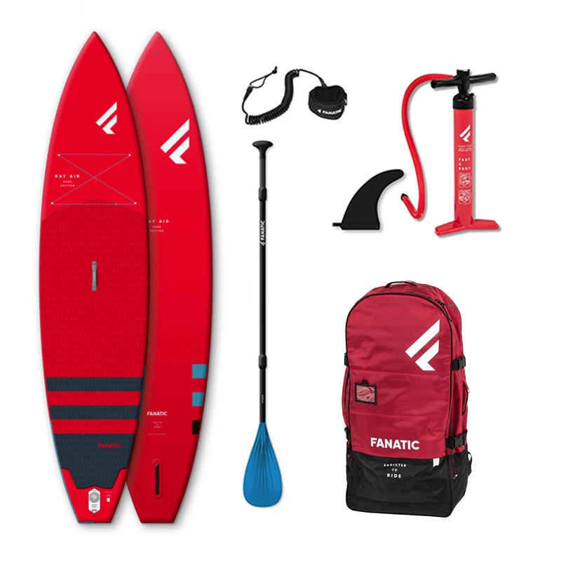 Fanatic Ray Air Pure SUP Package 12ft 6 - Red 3 Fanatic Ray Air Pure SUP Package 12ft 6 - Red
