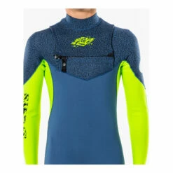 Ripcurl Junior Dawn Patrol 3/2 Chest Zip Wetsuit -Kokatat Sale Ripcurl Junior Dawn Patrol 32 Chest Zip Wetsuit blue front