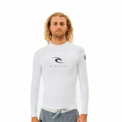 Ripcurl Corps L/S Rash Vest Mens -Kokatat Sale ripcurl corps ls rash vest uv mens white