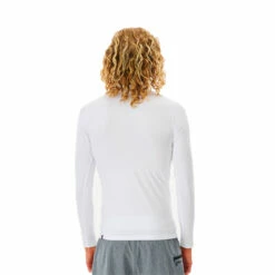 Ripcurl Corps L/S Rash Vest Mens -Kokatat Sale ripcurl corps ls rash vest uv mens white back