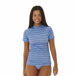 Ripcurl Golden Rays S/S Womens -Kokatat Sale ripcurl golden rays SS uv tee womens blue white