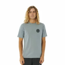 Ripcurl Icons Of Surf S/S UV Tee -Kokatat Sale ripcurl icons of surf SS uv rash vest mens minderal blue