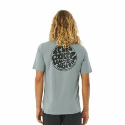 Ripcurl Icons Of Surf S/S UV Tee -Kokatat Sale ripcurl icons of surf SS uv rash vest mens minderal blue back