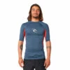 Ripcurl Waves S/S Rash Vest Mens